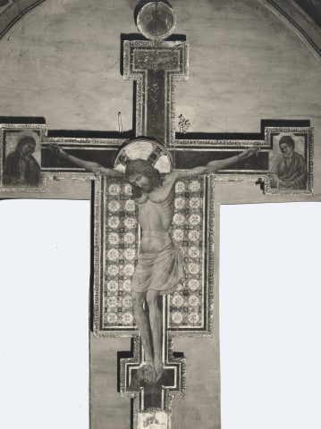Anonimo — Maestro del Crocifisso di Montefalco - sec. XIII/ XIV - Cristo crocifisso — insieme